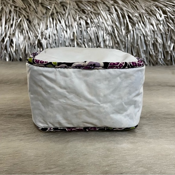 VERA BRADLEY Plum Petals Zipper 2011 Insulated Lunch Bunch Bag Purple Floral Y2K - Picture 10 of 14